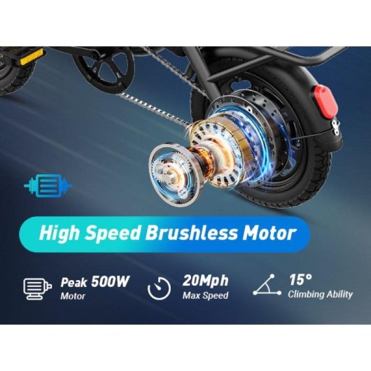 Velo electrique DYU D3F MINI 500W pliable