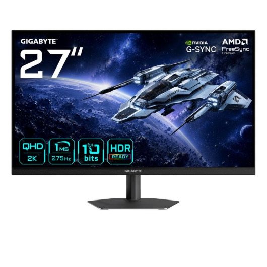 Monitor GIGABYTE G27Q26 27" Quad HD 275Hz IPS HDR10 1ms Höhenverstellbar
