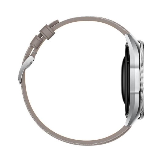 Huawei WATCH GT 7 Bluetooth NFC GPS 46mm Acero Gris Talla Única Correa de cuero Resistente al agua