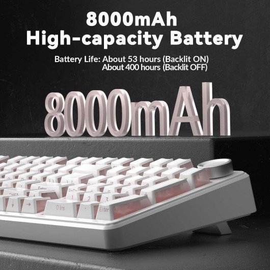 Teclado Aula F99 Pro mecánico silencioso inalámbrico RGB Hot Swap USA ANSI