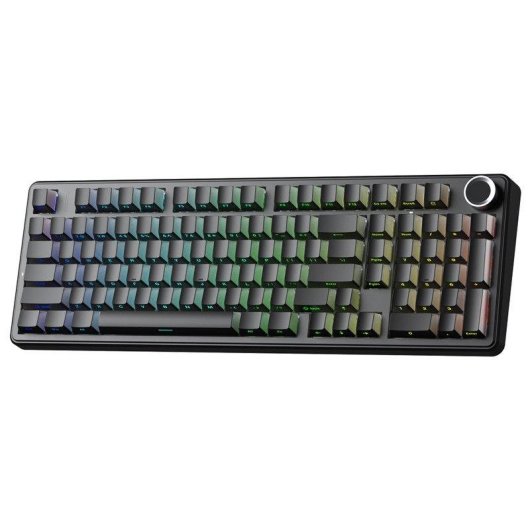 Teclado Aula F99 Pro mecánico inalámbrico RGB Hot Swap USA ANSI