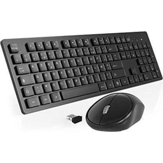 Clavier Urban Factory OWC24UF sans fil RF à membrane AZERTY noir gris rouge