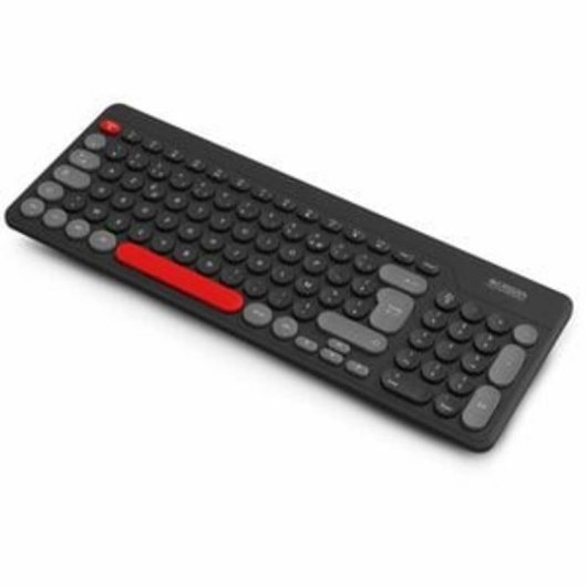 Clavier Urban Factory OWC24UF sans fil RF à membrane AZERTY noir gris rouge