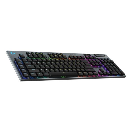 Tastatur Logitech G G915 X AZERTY mechanisch kabellos RGB schwarz