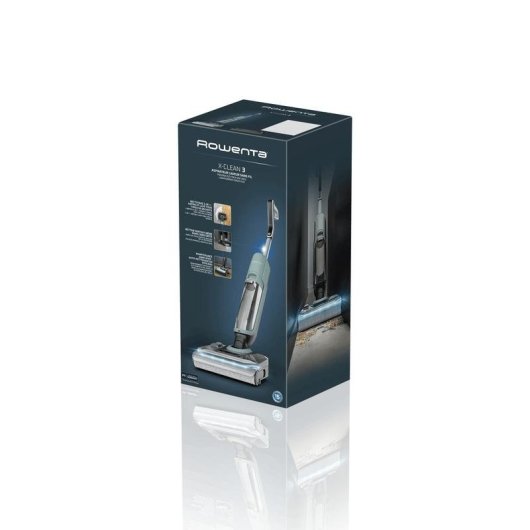 Akku Wischsauger Rowenta X-Clean 3 GZ4012E0 30 Min Schwarz Grün 0,8L