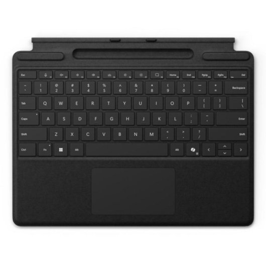 Clavier Microsoft Surface Pro avec Touchpad et rangement pour stylet noir