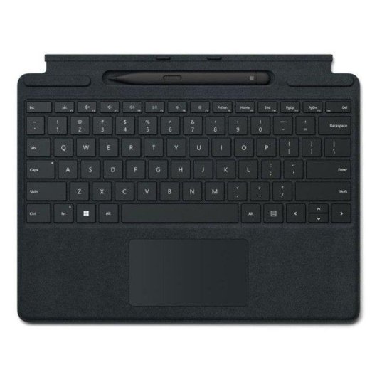 Tastiera Microsoft Surface Pro9/10 Typecover con Slim Pen Alcantara Nero
