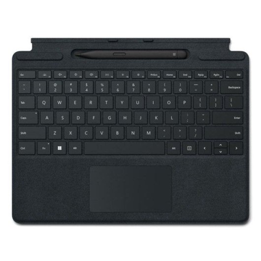 Tastiera Microsoft Surface Pro9/10 Typecover con Slim Pen Alcantara Nero
