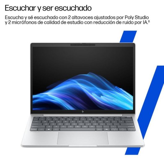 HP EliteBook 8 G1i laptop 16" Intel Core Ultra 7 255U 16GB Intel Graphics 512GB SSD Windows 11 Pro WUXGA IPS-scherm