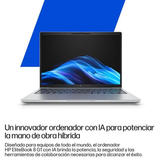 HP EliteBook 8 G1i laptop 16" Intel Core Ultra 7 255U 16GB Intel Graphics 512GB SSD Windows 11 Pro WUXGA IPS-scherm