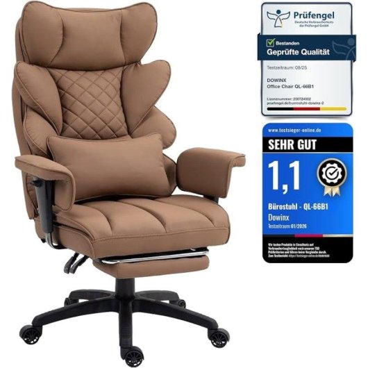Cadeira Dowinx QL-66B1 Ergonomica Reclinavel