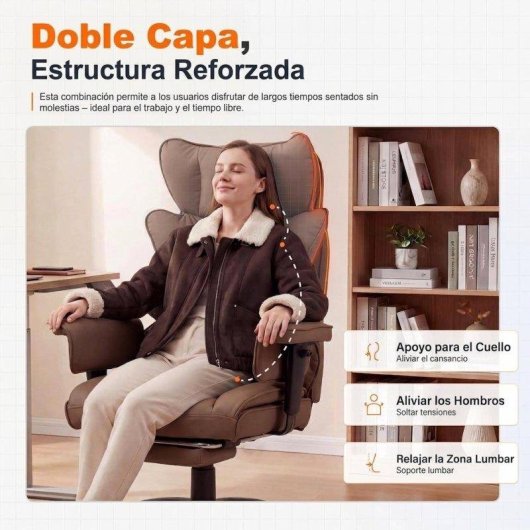 Cadeira Dowinx QL-66B1 Ergonomica Reclinavel