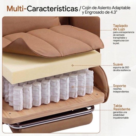 Cadeira Dowinx QL-66B1 Ergonomica Reclinavel
