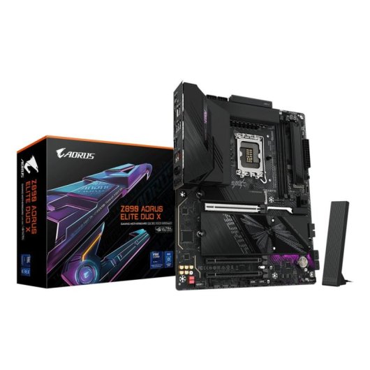 Motherboard Gigabyte Z890 AORUS ELITE DUO X Intel Z890 LGA 1851 DDR5 ATX WiFi 7 5GbE RGB