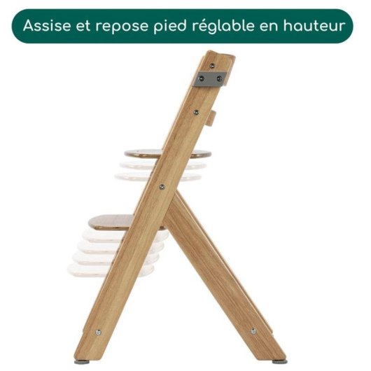 Silla de comedor para bebé Bébé Confort Timba 2 Madera Natural Regulable