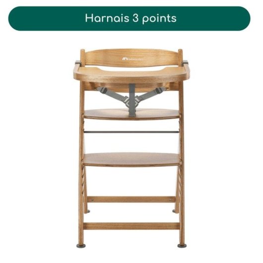 Silla de comedor para bebé Bébé Confort Timba 2 Madera Natural Regulable
