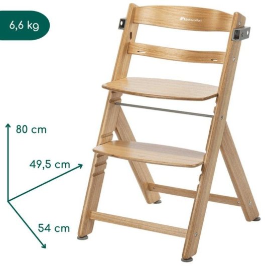 Silla de comedor para bebé Bébé Confort Timba 2 Madera Natural Regulable