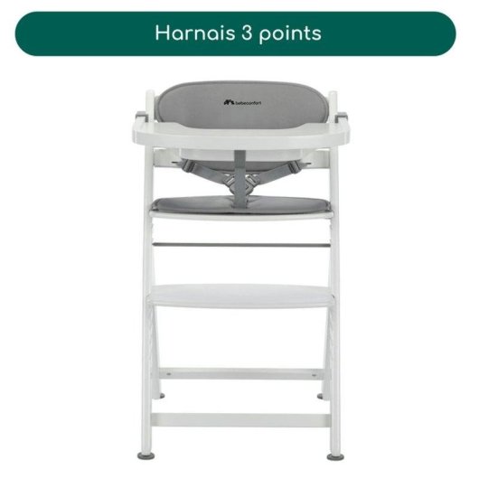 Silla Alta Evolutiva Bébé Confort Timba2 Cojín Gris Bandeja Extraíble 110 kg