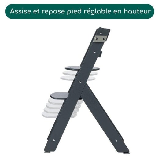 Silla alta evolutiva Bébé Confort Timba2 Cojín Grey Mist