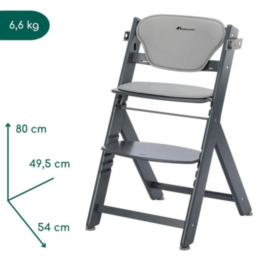 Silla alta evolutiva Bébé Confort Timba2 Cojín Grey Mist