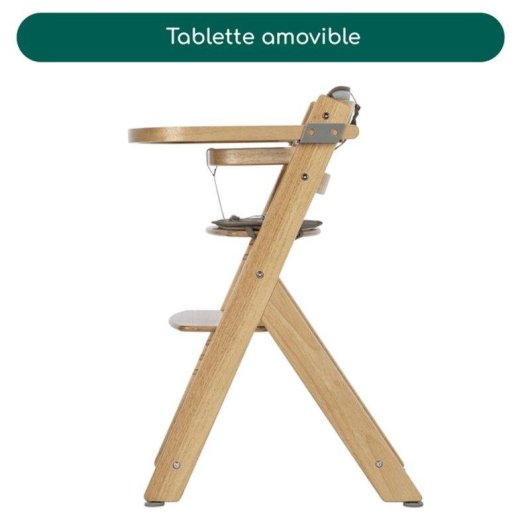 Silla alta evolutiva Bébé Confort Timba2 Madera Beis Ajustable