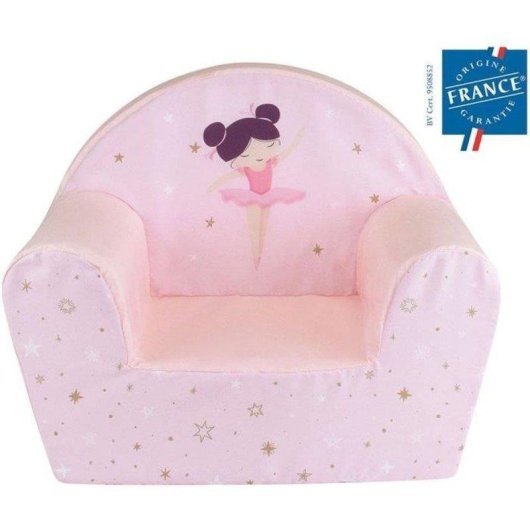 Butaca Infantil FUN HOUSE Ballerina Rosa con Funda Lavable
