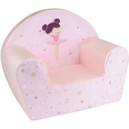 Butaca Infantil FUN HOUSE Ballerina Rosa con Funda Lavable