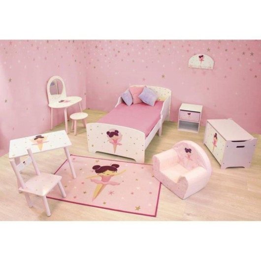 Butaca Infantil FUN HOUSE Ballerina Rosa con Funda Lavable