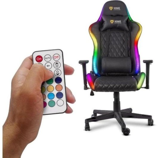 Silla Gaming Yenkee Stardust YGC 300RGB con Luz RGB