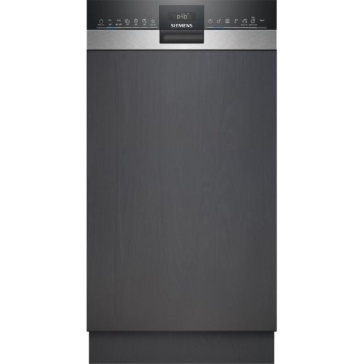 Lavavajillas Siemens iQ300 SR53HS77KE 10 servicios D semi integrado estrecho