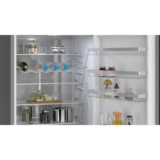 Réfrigérateur Combi Siemens iQ300 KG49NVXDG No Frost 203 cm 440 L D Inox