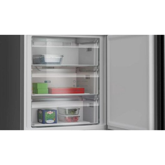 Réfrigérateur Combi Siemens iQ300 KG49NVXDG No Frost 203 cm 440 L D Inox