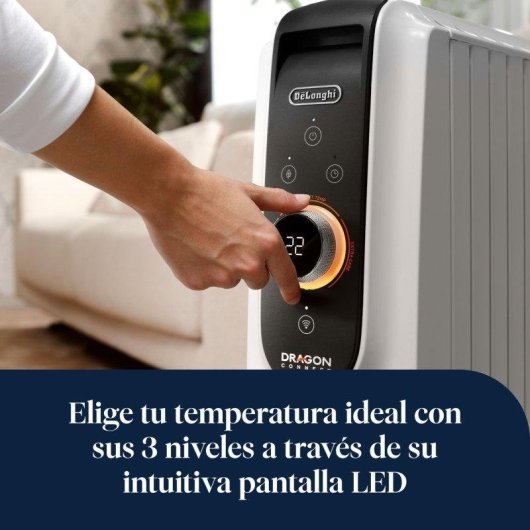 Radiador Elétrico DeLonghi Dragon Connect 2500W 10 Elementos Wifi