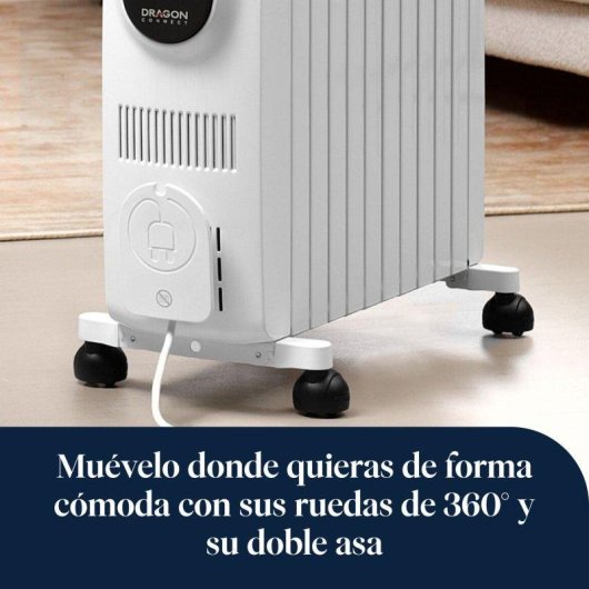 Radiador Elétrico DeLonghi Dragon Connect 2500W 10 Elementos Wifi