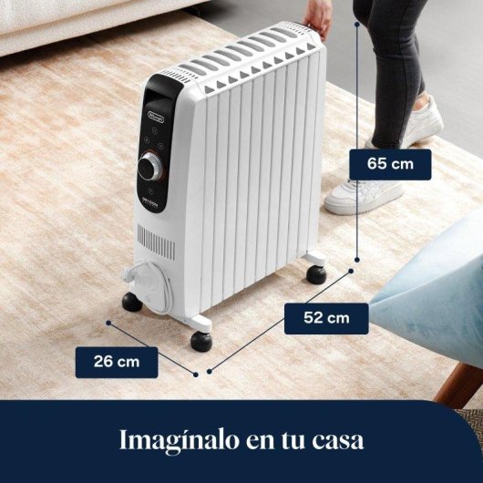 Radiador Elétrico DeLonghi Dragon Connect 2500W 10 Elementos Wifi