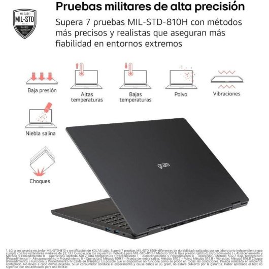 Portátil LG gram 14ZB90S 14" Intel Core Ultra 5 115U 16GB 512GB SSD Arc FreeDOS