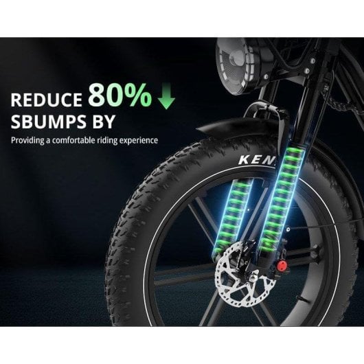 Bicicleta Eléctrica Koolux X9PRO 750W 48V 15,6×2 Ah 20" 45 km/h