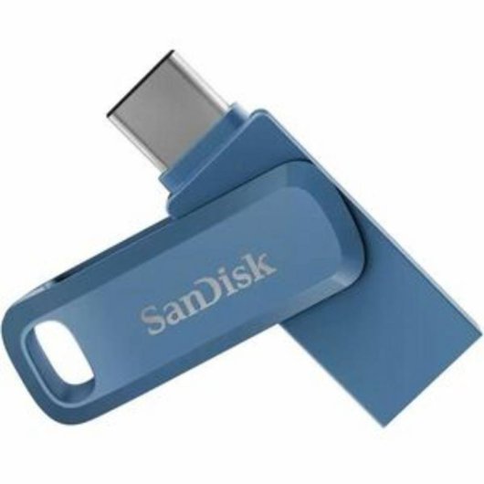 Unidad flash USB SanDisk Ultra Dual Drive Go 64 GB USB Type-A y Type-C azul