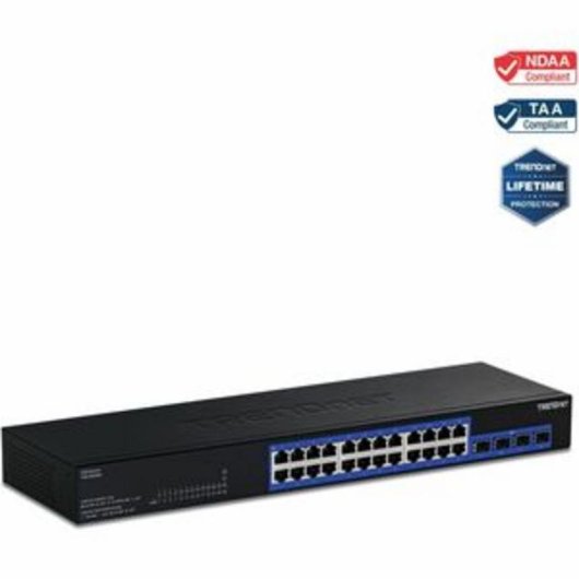 Switch TRENDnet TEG-30262 24 Puertos Gigabit con 2 SFP+ 10G 88 Gbit/s