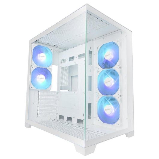 Caixa ATX Mars Gaming MCVPRO vidro sem moldura ARGB 5 ventoinhas