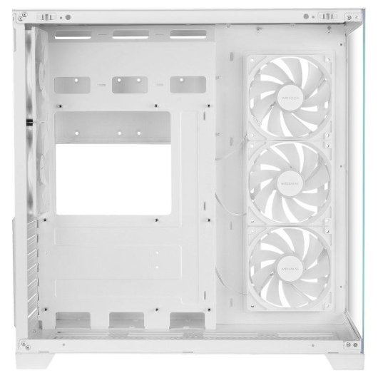 Caixa ATX Mars Gaming MCVPRO vidro sem moldura ARGB 5 ventoinhas