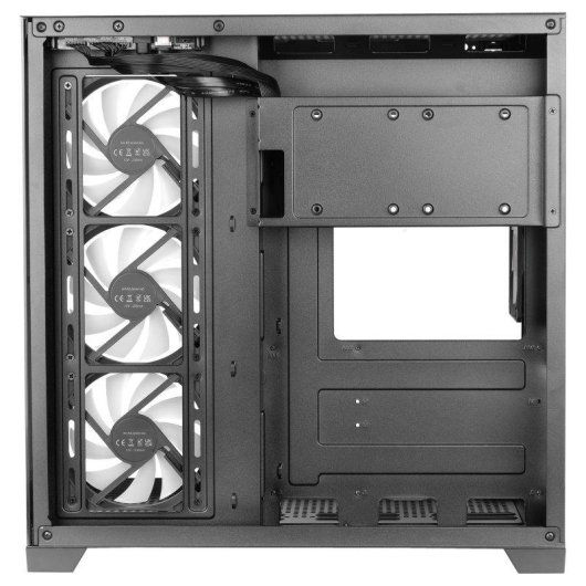 Caja PC Mars Gaming MCVPRO ATX con Diseño Panorámico y 5 Ventiladores ARGB