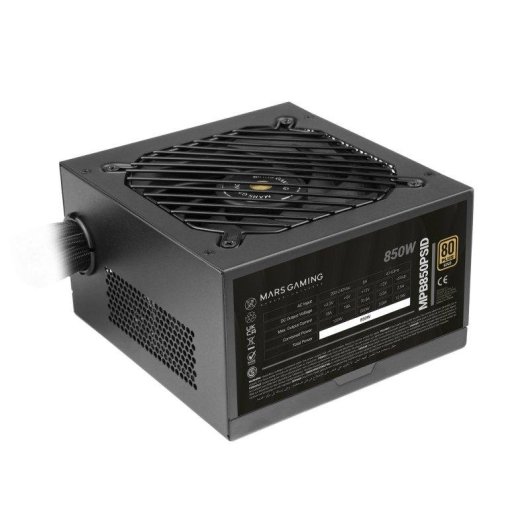 Netzteil Mars Gaming MPB850PSID 850W 80PLUS Gold ATX 3.1 PCIe 5.1 Schwarz