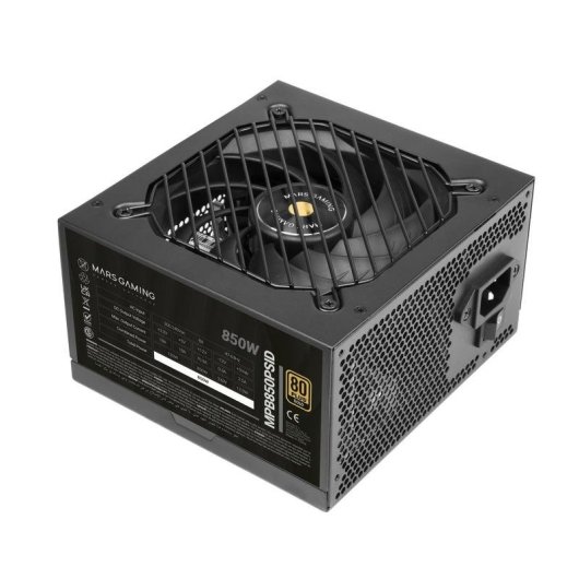 Netzteil Mars Gaming MPB850PSID 850W 80PLUS Gold ATX 3.1 PCIe 5.1 Schwarz