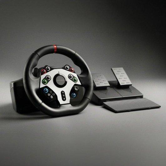 Volante Gaming Mars Gaming MWH-RSXTWO 270° DriveSense Pedalera XL