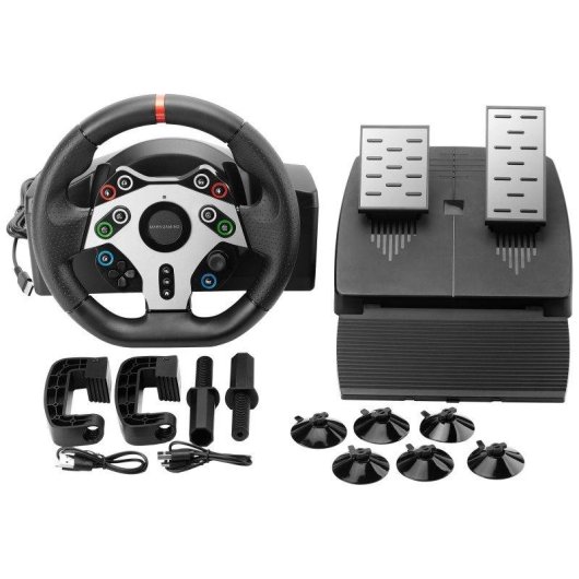 Volante Gaming Mars Gaming MWH-RSXTWO 270° DriveSense Pedalera XL