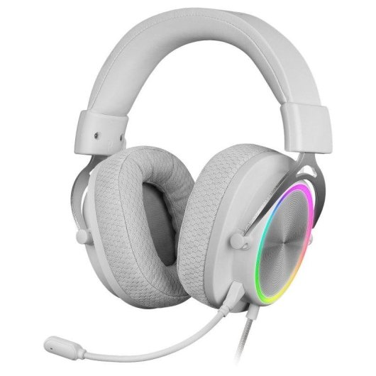 Casque gaming Mars Gaming MH-FORGE filaire Jack 3,5 mm RGB blanc