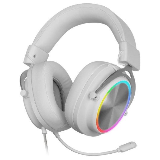 Casque gaming Mars Gaming MH-FORGE filaire Jack 3,5 mm RGB blanc
