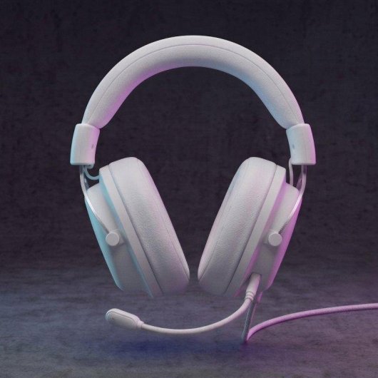 Casque gaming Mars Gaming MH-FORGE filaire Jack 3,5 mm RGB blanc