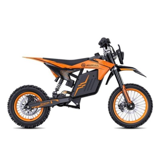 Motocicleta Eléctrica HillMiles MilePop 1 48V 25Ah Neumáticos Todoterreno Frenos Hidráulicos
